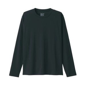 NWT Muji Men's Washed Jersey Long Sleeves Crew Neck T-Shirt M